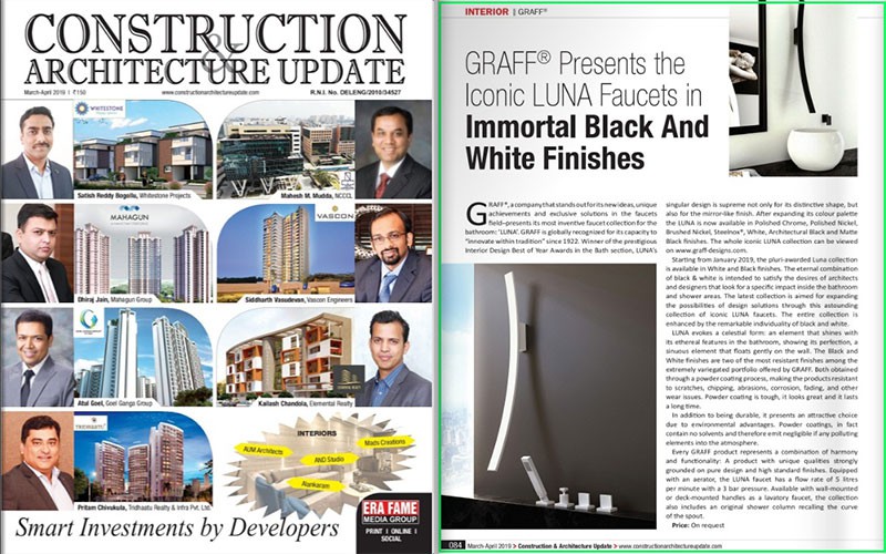 GRAFF's Luna Available in New Finishes l Construction & Architecture Update