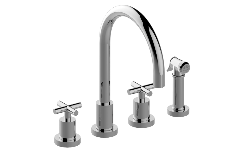 Infinity Kitchen Faucet W Side Spray