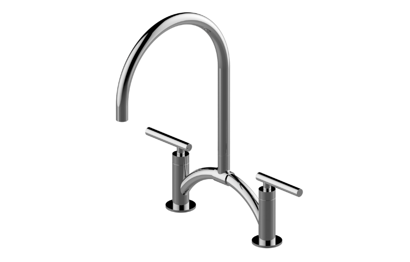 Sospiro Contemporary Bridge Kitchen Faucet