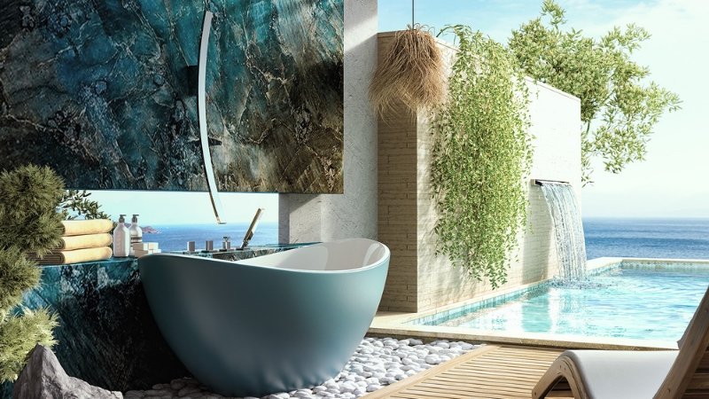 CREATING A SUSTAINABLE LUXURY BATH SPACE