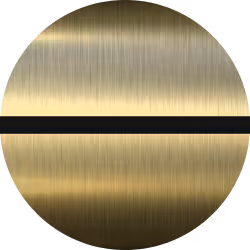 24K Brushed Gold/Architectural Black Accents