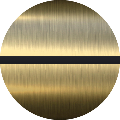 24K Brushed Gold/Onyx PVD® Accents