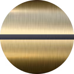 Brushed Brass PVD/Brushed Onyx PVD Accents