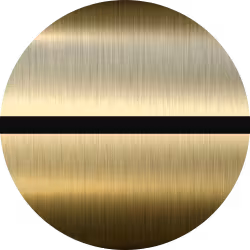 Brushed Brass PVD®/Matte Black Accents