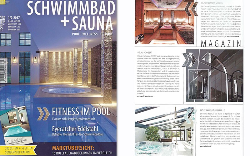 GRAFF Presents Targa l Schwimmbad Sauna