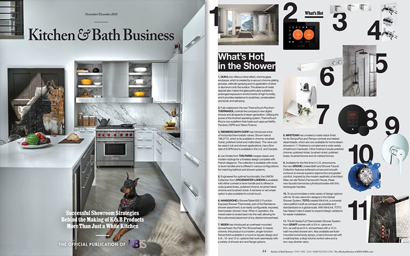 GRAFF's M-Series Shower System l Kitchen & Bath Business