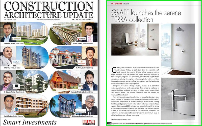 GRAFF Introduces Terra Collection l Construction & Architecture Update 