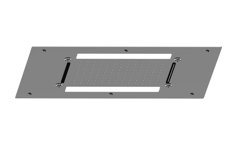 Aqua-sense Multifunktionsduschkopf zum Deckeneinbau mit Regen/LED Beleuchtung/Wasserfall