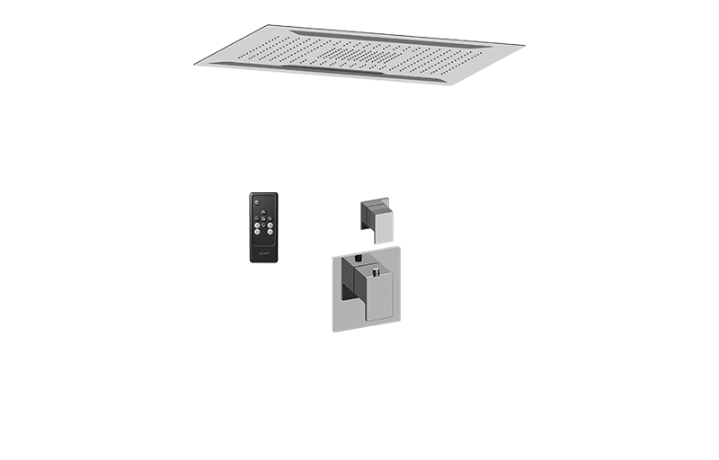 M-Series Thermostatic Shower System - Shower