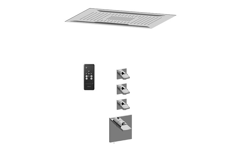 M-Series Thermostatic Shower System - Shower