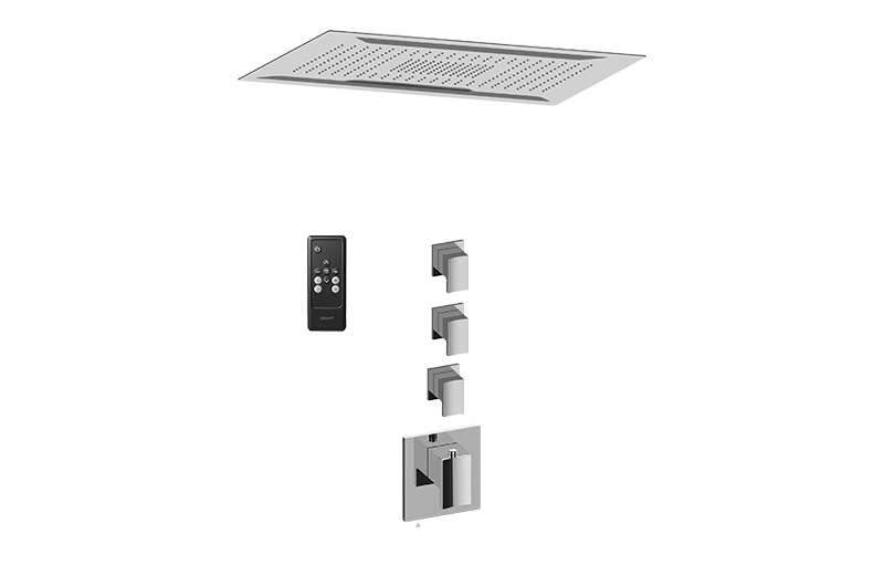 M-Series Thermostatic Shower System - Shower