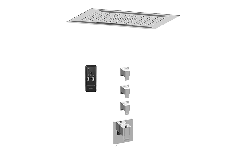 M-Series Thermostatic Shower System - Shower