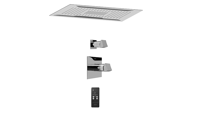 Ceiling-Mount Shower System w/Diverter Valve