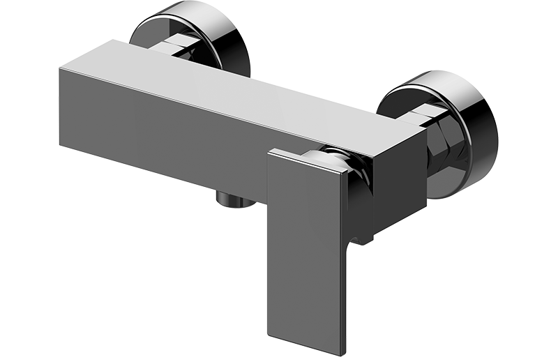 Wall-mounted shower mixer