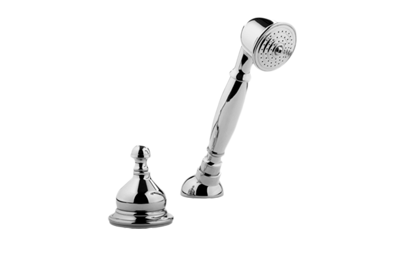 Adley Deck-Mounted Handshower and Diverter Set (Trim)