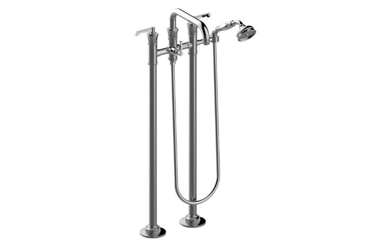 Vignola Floor-Mounted Tub Filler (Rough & Trim)