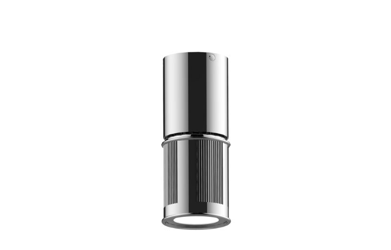 RIVA Scala Traditional ceiling-mount fluted knurl LED with wireless remote 8-1/8
