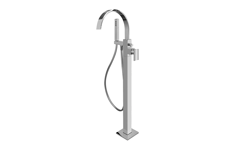 Sade Floor-Mounted Tub Filler (Rough and Trim)