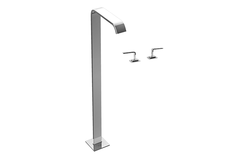 Immersion Floor-Mounted Vessel Filler (Trim)