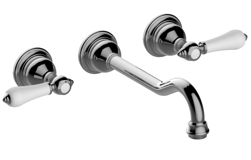 Adley Wall-Mounted Lavatory Faucet