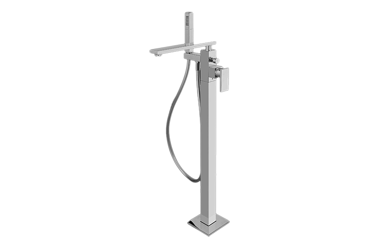 Solar Floor-Mounted Tub Filler (Rough and Trim)