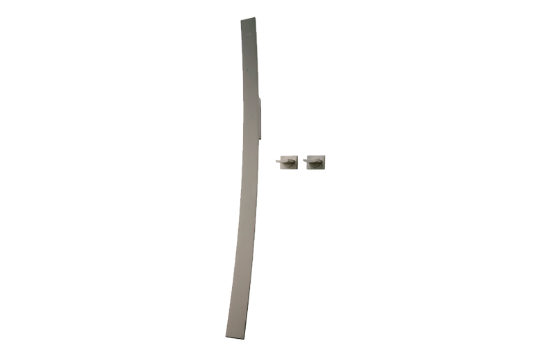 Luna Wall-Mounted Tub Filler w/Wall-Mounted Handles