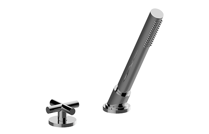 M.E. Deck-Mounted Handshower and Diverter Set (Trim)