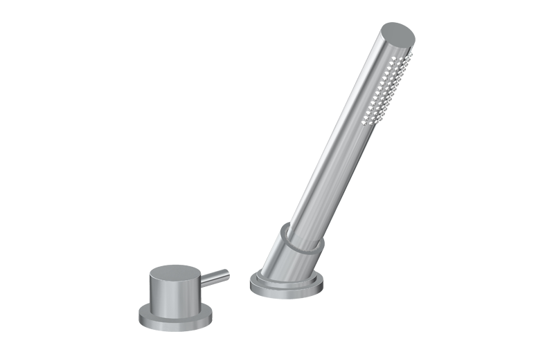 M.E. Deck-Mounted Handshower and Diverter Set (Trim)