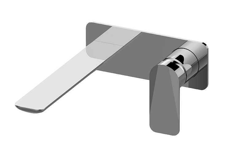 DISCONTINUED Sento Wall-Mounted Lavatory Faucet with Single Handle (Trim)