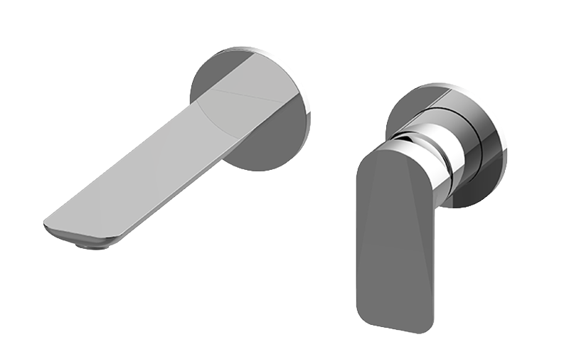 DISCONTINUED Sento Wall-Mounted Lavatory Faucet with Single Handle