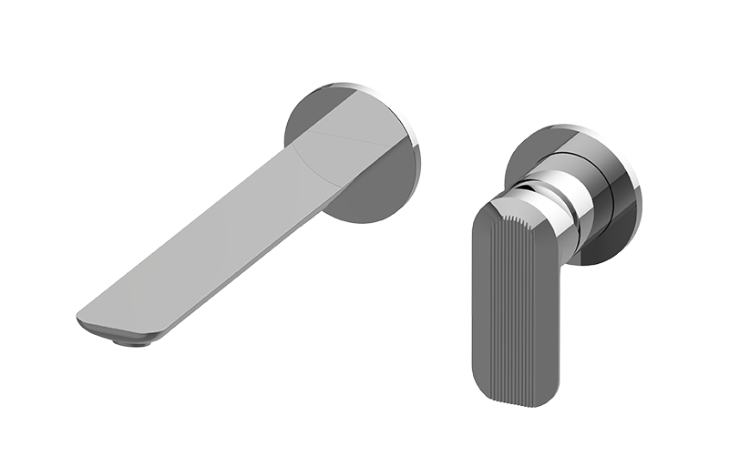 DISCONTINUED Sento Wall-Mounted Lavatory Faucet with Single Handle