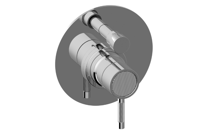 Cameo Pressure Balancing Valve Trim with Handle and Diverter