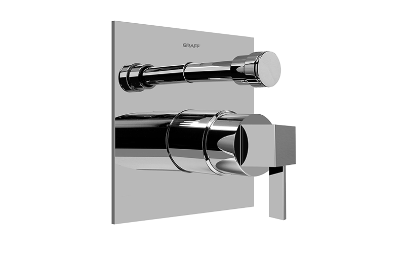 Qubic Tre SOLID Trim Plate w/Handle