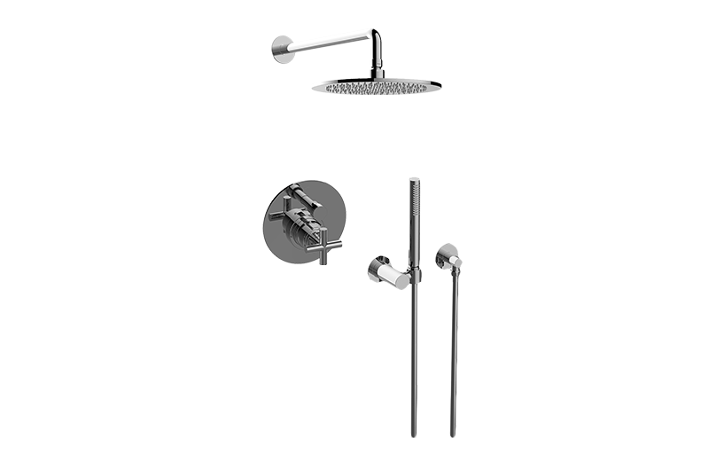 Pressure Balancing Pressure Balancing Shower System - Shower with HandshowerSystem - Shower wit