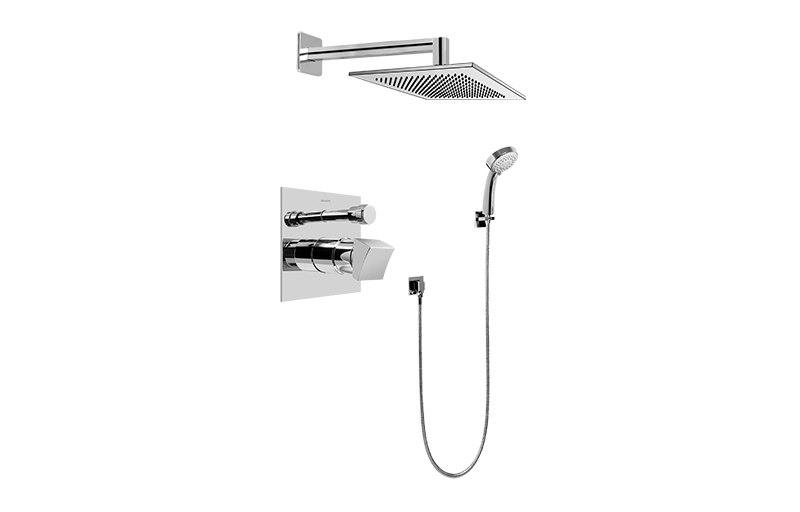 Contemporary Pressure Balancing Shower Set (Rough & Trim)