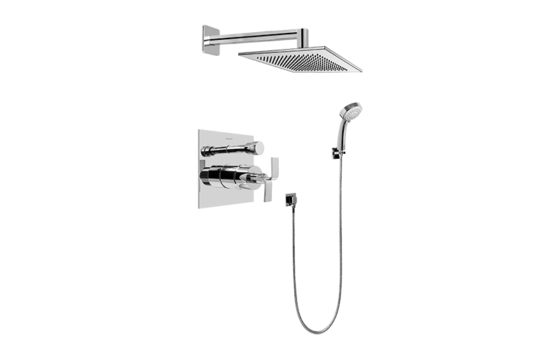 Contemporary Pressure Balancing Shower Set (Rough & Trim)