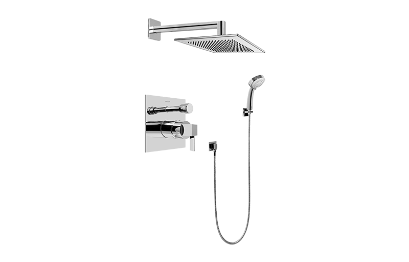 Contemporary Pressure Balancing Shower Set (Rough & Trim)