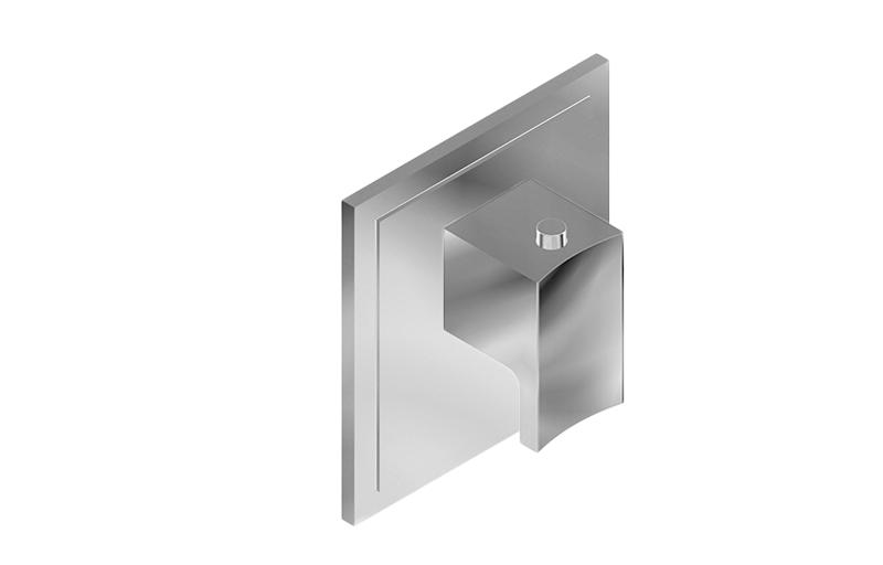 Transitional M-Series Thermostatic Valve Trim with Handle