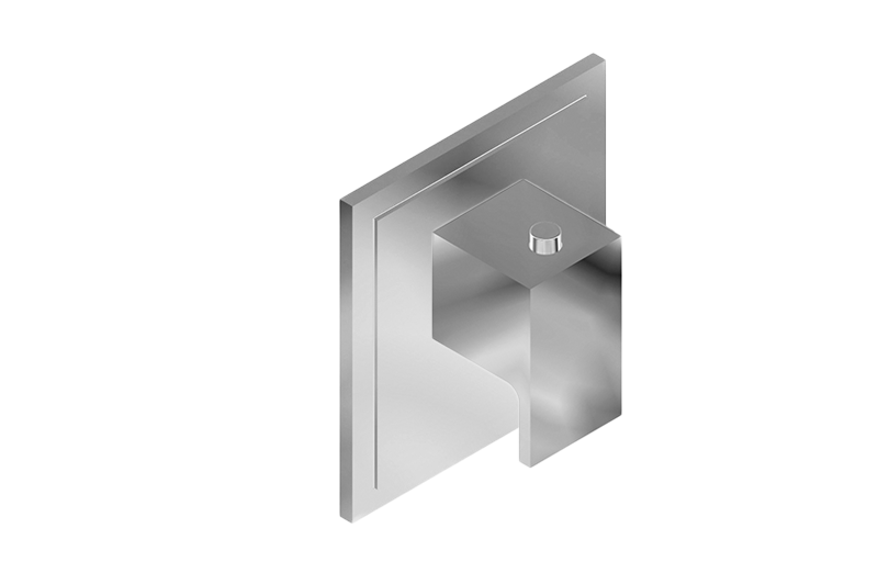 Transitional M-Series Thermostatic Valve Trim with Handle