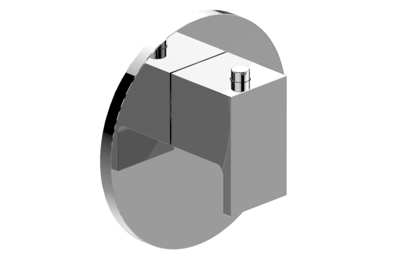 Round M-Series Thermostatic Valve Trim with Handle