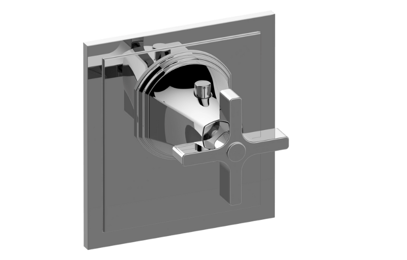 Finezza UNO Thermostatic Valve Trim Plate and Handle