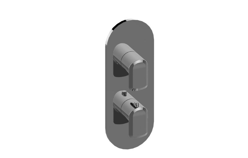 Sento M-Series Valve Trim with Two Handles
