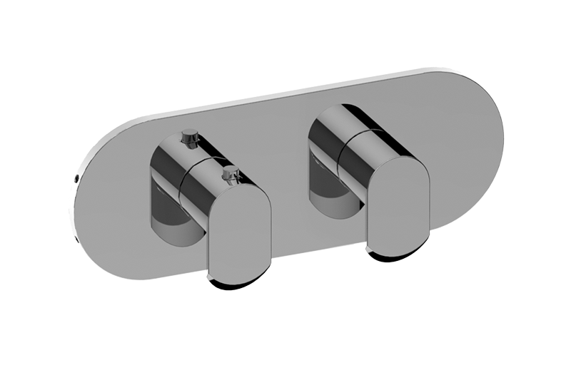 Phase M-Series Valve Horizontal Trim with Two Handles