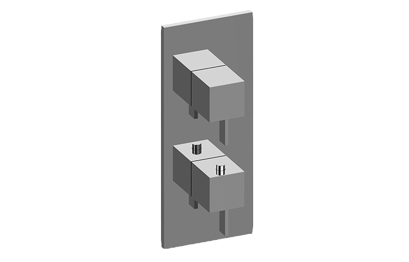 Qubic M-Series Valve Trim with Two Handles