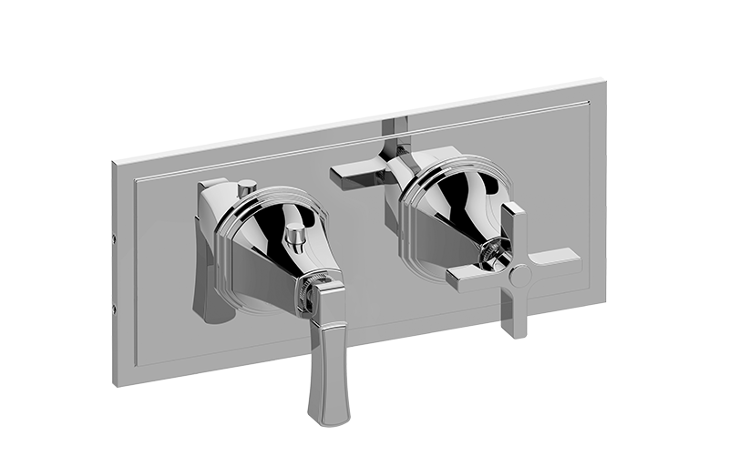 M-Series Valve Horizontal Trim with Two Handles