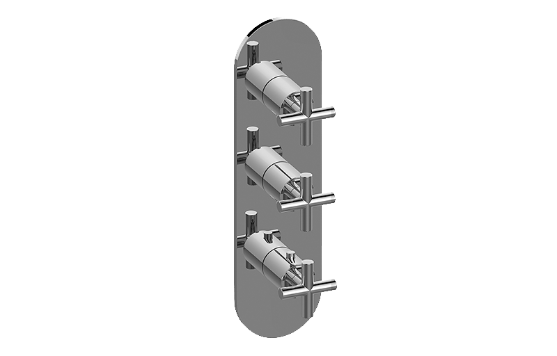 M-Series Valve Trim with Three Handles