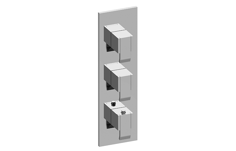 Qubic M-Series Valve Trim with Three Handles