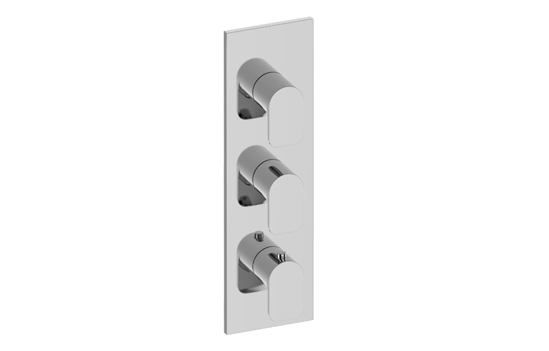 M-Series Valve Trim with Three Handles