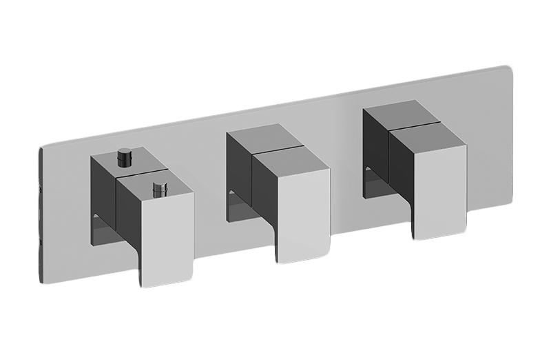 M-Series Valve Horizontal Trim with Three Handles