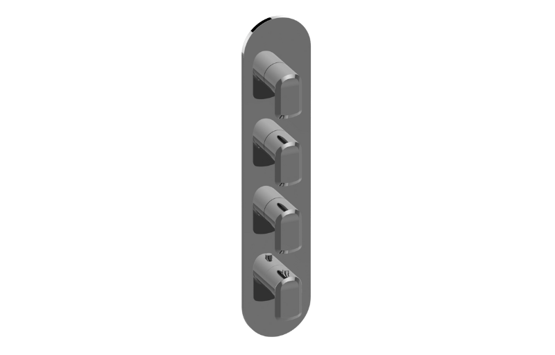 Sento M-Series Valve Trim with Four Handles